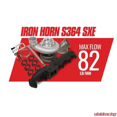 BD Diesel BD Iron Horn 5.9L Cummins Turbo Kit S364SXE/76 1.00AR Dodge 2003-2007 Dodge 2003-2007 5.9L 6-Cyl - 1045169