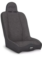 PRP Seats Daily Driver High Back Suspension Seat Black with Silver Outline A140110-54                                     - A140110-54 - Image 2