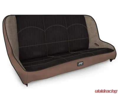 PRP Seats 39 Inch Wide Tan and Black Rear Bench for Jeep Wrangler TJ 1997-2006 - A3610-39-64