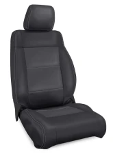 PRP Seats Front Seat Covers Black with Grey Stitching for Jeep Wrangler JK 2007-2010                                     - B016-03 - Image 2