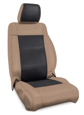 PRP Seats Front Seat Covers Black and Tan for Jeep Wrangler JK 2007-2010 2/4 Door                                     - B016-04 - Image 2
