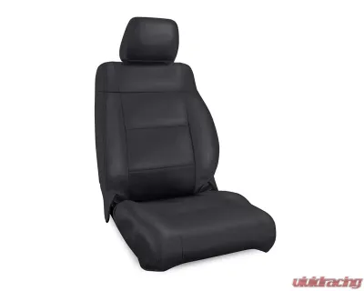 PRP Seats Front Seat Covers Black for Jeep Wrangler JK 2011-2012, Durable Material - B019-02