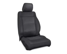 PRP Seats Front Seat Covers Black with Grey Stitching for Jeep Wrangler JK 2011-2012