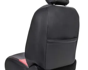 PRP Seats Front Seat Covers Black Red Stitch Pocket Jeep Wrangler JL 2 Door 2018-2020