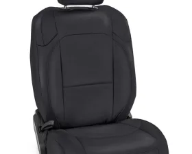 PRP Seats Front Seat Covers Black with Black Stitch and Pocket for Jeep Wrangler JL 2018-2020