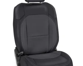 PRP Seats Front Seat Covers Black and Grey with Pocket for Jeep Wrangler JL 2 Door 2018-2020