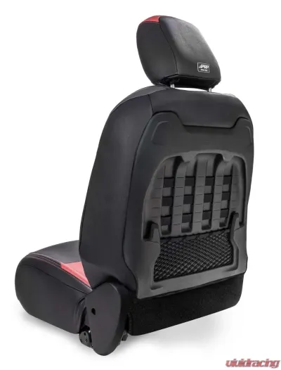 PRP Seats Front Seat Covers Black with Black Stitch Molle for Jeep Wrangler JL 2018-2020 - B038-02