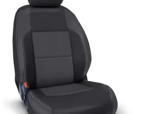 PRP Seats Front Seat Cover for Toyota Tacoma 2016+ - Durable Fabric, Black Color
