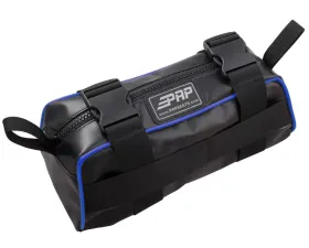 PRP Seats Baja Bag Black with Blue Piping, Vinyl Coated Nylon, E10-I Fitment