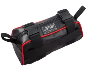 PRP Seats Baja Bag Black with Red Piping, Vinyl Coated Nylon, E10-L Fitment