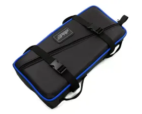 PRP Seats Low Profile Tool Bag Blue Silver Piping Vinyl Coated Nylon E11-I Fitment