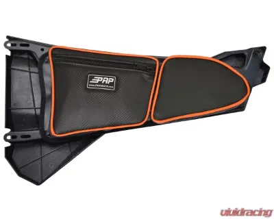 PRP Seats Front Passenger Side Black Door Bag with Knee Pad for Polaris RZR E37-210 - E37-210