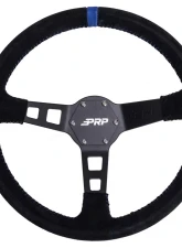 Deep Dish Suede Steering Wheel Blue PRP Seats                                     - G121 - Image 3