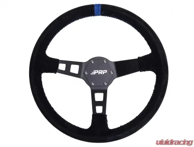 Deep Dish Suede Steering Wheel Blue PRP Seats - G121