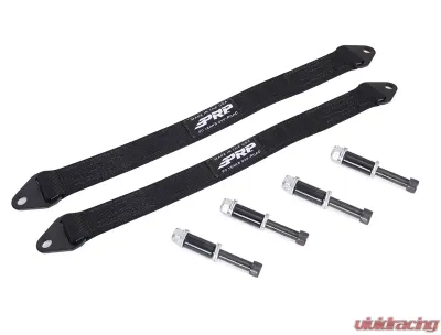 PRP Seats Front Limit Strap Kit for Polaris RZR 2014-2023, Durable Black Material - ODL-217401