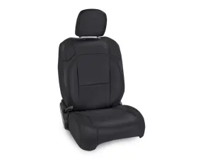 PRP Seats All Black Front Seat Covers Pair for Jeep Wrangler JL 4 Door | Gladiator JT 2018+
