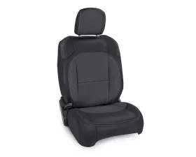 PRP Seats Black and Grey Front Seat Covers Pair for Jeep Wrangler JL 4 Door Gladiator JT 2018+