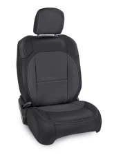 PRP Seats Black and Grey Front Seat Covers Pair for Jeep Wrangler JL 4 Door | Gladiator JT | Rubicon 2018+                                     - B040-03 - Image 2