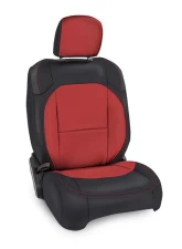 PRP Seats Black and Red Front Seat Covers Pair for Jeep Wrangler JL 4 Door Gladiator JT 2018+                                     - B039-05 - Image 2