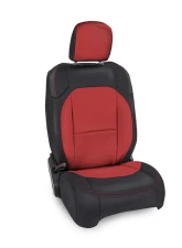 PRP Seats Front Seat Covers Black and Red w/ Molle for Jeep Wrangler JL 4 Door 2018-2020                                     - B040-05 - Image 2