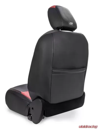 PRP Seats Black and Grey Front Seat Covers Pair for Jeep Wrangler JL 4 Door Gladiator JT 2018+ - B039-03