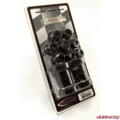 Rugged Ridge Suspension Leaf Spring Bushing Kit, Front, Black; 76-86 CJ5/CJ7/CJ8 Jeep - 1-1002BL