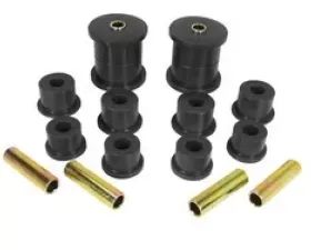 Rugged Ridge Suspension Leaf Spring Bushing Kit, Rear, Black; 84-01 Cherokee XJ Jeep Cherokee 1984-2001