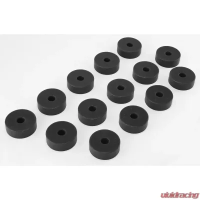 Rugged Ridge Body Mount Kit, Black; 55-73 Jeep CJ5 Jeep CJ-5 1959-1973 - 1-101BL