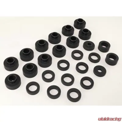 Rugged Ridge Body Mount Kit, Black; 81-86 Jeep CJ8 Jeep Scrambler 1981-1985 - 1-104BL