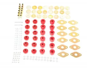 Rugged Ridge Body Mount Kit, Poly, 12 bushing; 07-18 Wrangler Unlimited JKU, 4 Door Jeep Wrangler 2007-2018