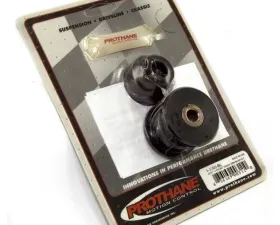 Rugged Ridge Suspension Track Bar Bushing Kit, Front, Black; Jeep Wrangler TJ 1997-2006