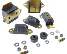 Rugged Ridge Transmission/Engine Drivetrain Kit, Black; 76-86 Jeep CJ5/CJ7/CJ8 Jeep