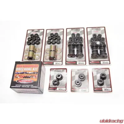 Rugged Ridge This black polyurethane bushing kit from Prothane fits 76-79 Jeep CJ5 and CJ7. Jeep 1976-1979 - 1-2002BL