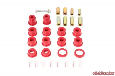 Rugged Ridge Suspension Control Arm Bushing Kit, Front, Polyurethane; 07-18 JK/JKU Jeep Wrangler 2007-2018 - 1-211