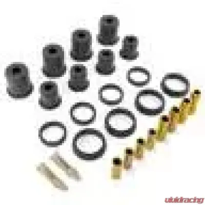 Rugged Ridge Suspension Leaf Spring Shackle Bushing Kit, Black; 55-75 Jeep CJ5 Jeep CJ-5 1959-1975 - 1-805BL