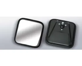 Rugged Ridge Door Mirror Head, CJ- Style, Convex, Black; 55-86 Jeep CJ5/CJ6/CJ7/CJ8 Jeep