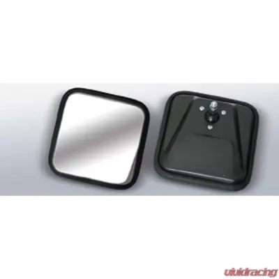 Rugged Ridge Door Mirror Head, CJ- Style, Convex, Black; 55-86 Jeep CJ5/CJ6/CJ7/CJ8 Jeep - 11002.02