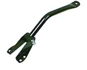Rugged Ridge Door Mirror Arm Kit, Left, Bracket, Black; 55-86 Jeep CJ Jeep