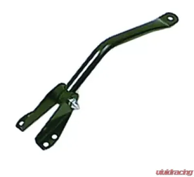 Rugged Ridge Door Mirror Arm Kit, Left, Bracket, Black; 55-86 Jeep CJ Jeep - 11003.01