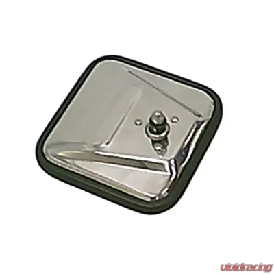 Rugged Ridge Door Mirror Head, Right, CJ-Style, Stainless Steel; 55-86 Jeep CJ Jeep - 11006.02