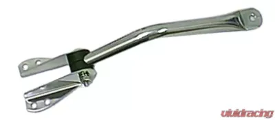 Rugged Ridge Door Mirror Arm Kit, Left, Bracket, Stainless Steel; 55-86 Jeep CJ Jeep - 11007.01