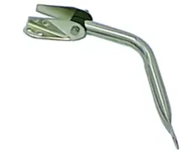 Rugged Ridge Door Mirror Arm Kit, Right, Bracket, Stainless Steel; 55-86 Jeep CJ Jeep