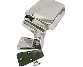 Rugged Ridge Door Mirror, Left, Chrome; 87-02 Jeep Wrangler YJ/TJ Jeep Wrangler