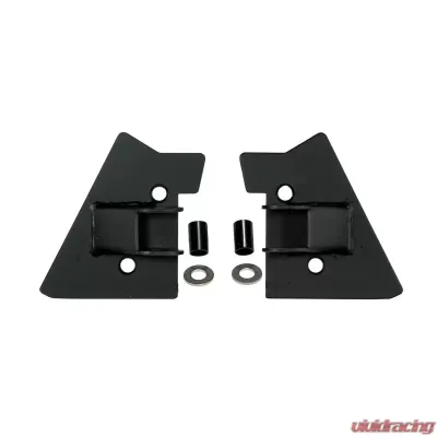 Rugged Ridge Mirror Relocation Bracket Kit, Black; 97-02 Jeep Wrangler TJ Jeep Wrangler 1997-2002 - 11025.02