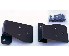 Rugged Ridge Mirror Relocation Bracket Kit, Black; 03-06 Jeep Wrangler TJ Jeep Wrangler 2003-2006