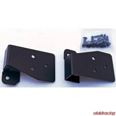 Rugged Ridge Mirror Relocation Bracket Kit, Black; 03-06 Jeep Wrangler TJ Jeep Wrangler 2003-2006 - 11025.03