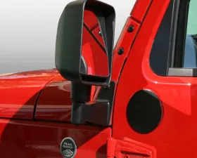 Rugged Ridge Mirror Filler Plate Kit, Pair; Jeep Wrangler JK 2007-2018