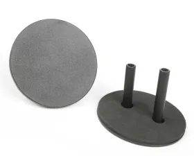 Rugged Ridge Door Mirror Filler Plate Kit, Textured Black; Jeep Wrangler JK 2007-2018