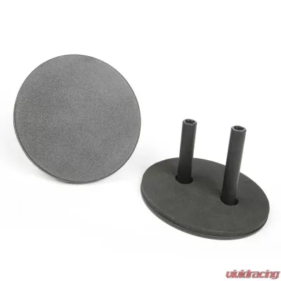 Rugged Ridge Door Mirror Filler Plate Kit, Textured Black; Jeep Wrangler JK 2007-2018 - 11025.06