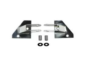 Rugged Ridge Mirror Relocation Bracket Kit, Stainless Steel; Jeep Wrangler YJ 1987-1995